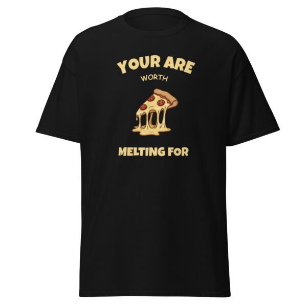 unisex-classic-tee-black-front-69ea2c688949c.jpg You are worth melting for unisex classic tee