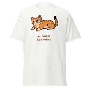 No stress, just vibing unisex classic tee