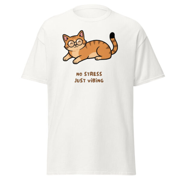 No stress, just vibing unisex classic tee