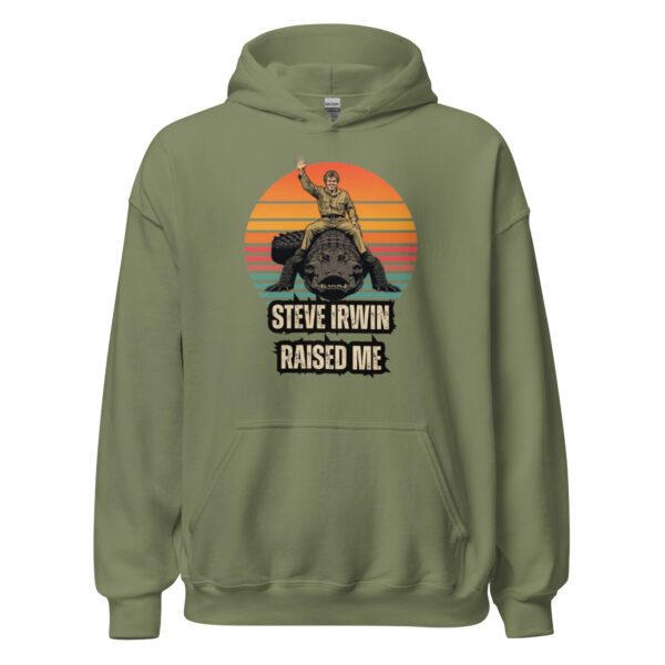 Steve Irwin raised me alligator unisex hoodie