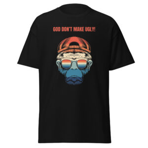 God don't make ugly ape unisex tee