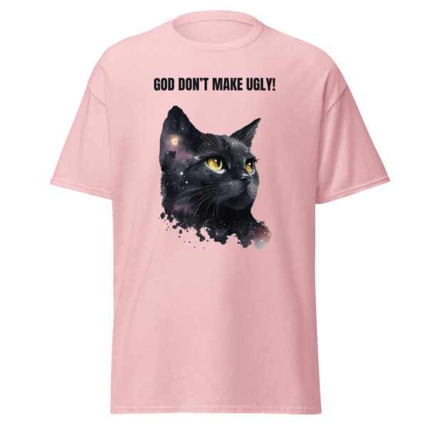 God don't make ugly cosmic cat unisex tee
