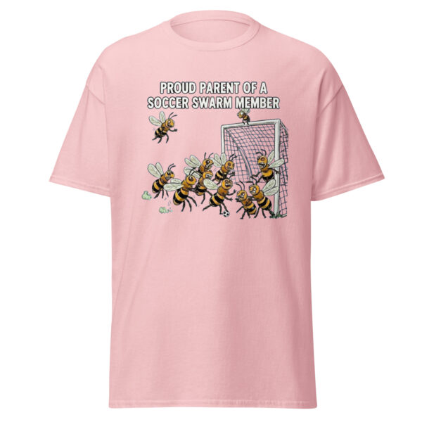 Proud parent of a soccer swarm member unisex classic tee